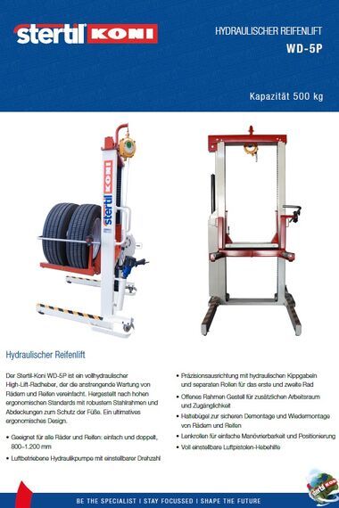 Hydraulischer Reifenlift