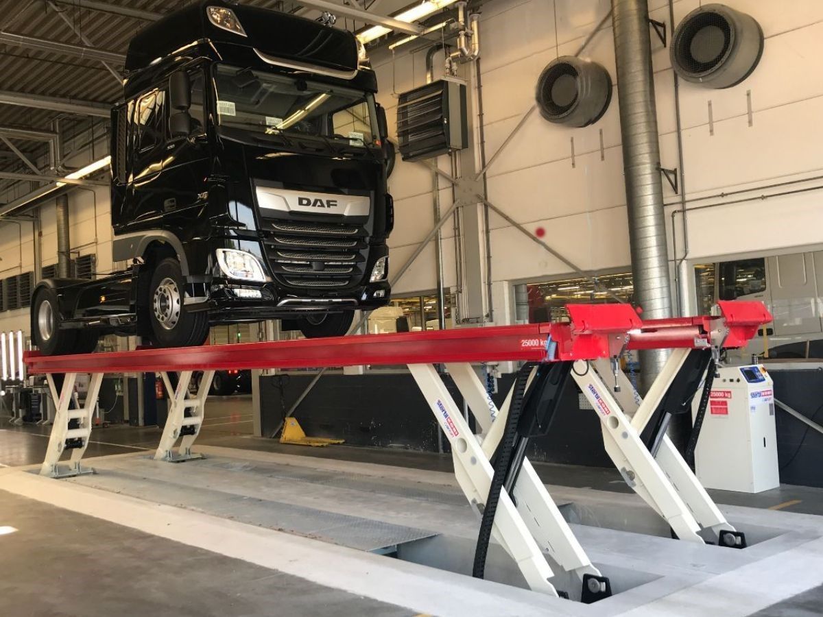 SKYLIFT platform vehicle lift with ebright